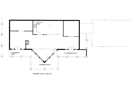 Floor Plan - Lower Floor for Ranch House Plan #117-632 - 4 bed, 5.5 bath