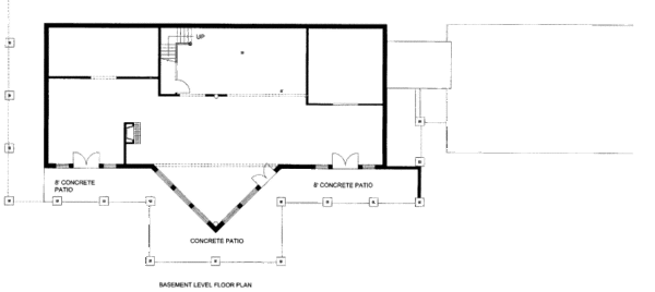 Ranch Floor Plan - Lower Floor Plan #117-632