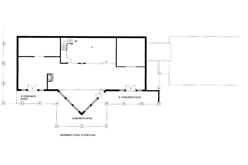 Home Plan - Floor Plan - Lower Floor for Ranch House Plan #117-632 - 4 bed, 5.5 bath