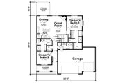 Craftsman Style House Plan - 4 Beds 3.5 Baths 2116 Sq/Ft Plan #20-2317 