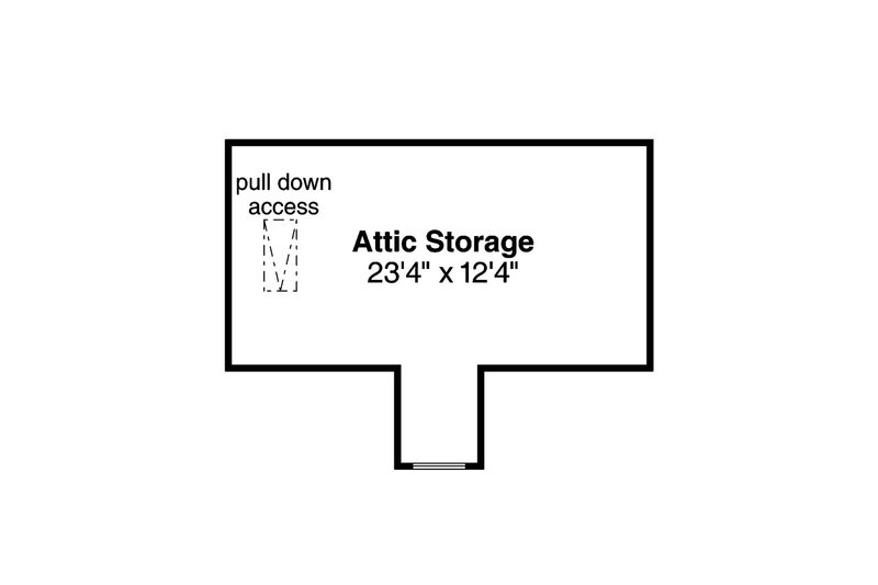Home Plan - Floor Plan - Upper Floor for Country House Plan #124-1102, 0 bath