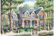Country Style House Plan - 3 Beds 1 Baths 2273 Sq/Ft Plan #25-4764 