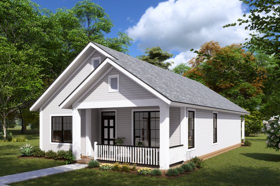 Exterior - Other Elevation for Cottage House Plan #513-5 - 3 bed, 2 bath