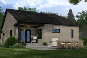 Modern Style House Plan - 3 Beds 2 Baths 1319 Sq/Ft Plan #51-1331 