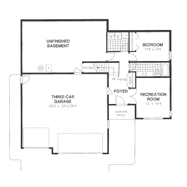 Traditional Floor Plan - Main Floor Plan #18-9342