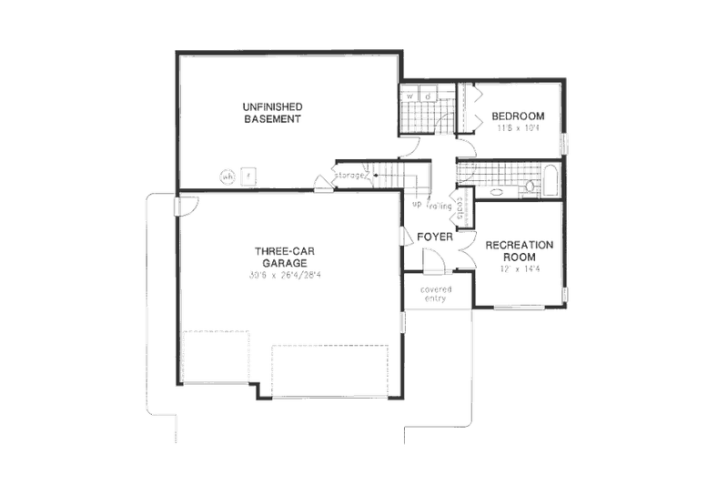 Dream House Plan - Floor Plan - Main Floor for Traditional House Plan #18-9342 - 4 bed, 3 bath