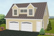 Traditional Style House Plan - 1 Beds 1 Baths 1324 Sq/Ft Plan #75-196 