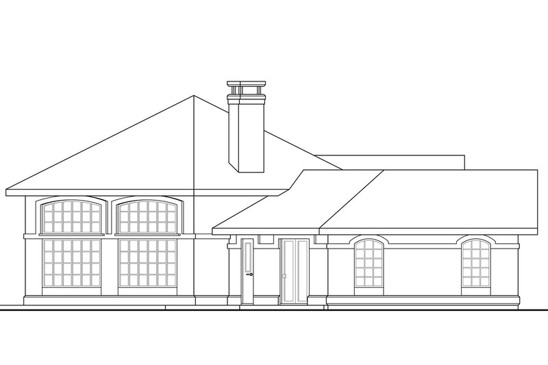 Home Plan - Exterior - Other Elevation House Plan #124-981 - 3 bed, 3 bath