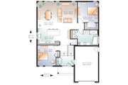 Craftsman Style House Plan - 2 Beds 1 Baths 1339 Sq/Ft Plan #23-2305 