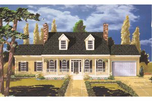 Traditional Exterior - Front Elevation Plan #3-211
