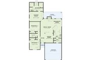 Traditional Style House Plan - 3 Beds 2 Baths 1750 Sq/Ft Plan #17-102 Floor 