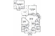 European Style House Plan - 4 Beds 3 Baths 2802 Sq/Ft Plan #417-337 