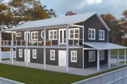 Barndominium Style House Plan - 2 Beds 1.5 Baths 1464 Sq/Ft Plan #1060-408 Exterior 