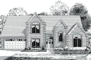 Traditional Exterior - Front Elevation Plan #424-307