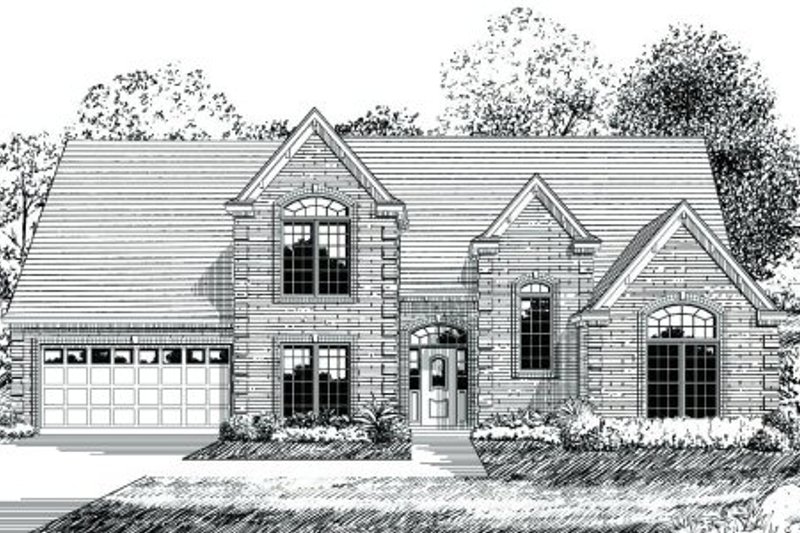 Traditional Style House Plan - 3 Beds 2.5 Baths 2021 Sq/Ft Plan #424-307