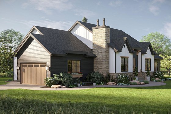 Exterior - Other Elevation 5 for Cottage House Plan #455-704 - 3 bed, 2 bath