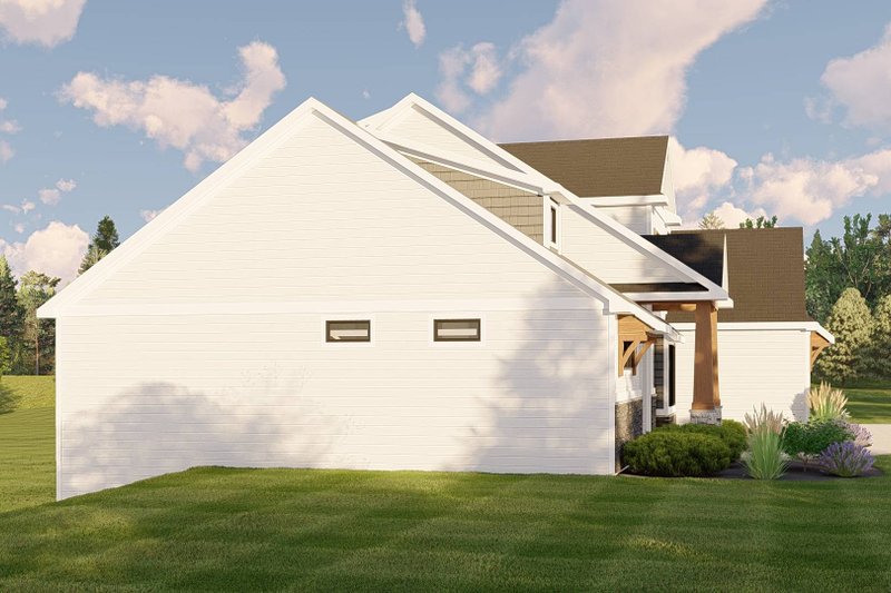Dream House Plan - Exterior - Other Elevation 1 for Farmhouse House Plan #1064-188 - 4 bed, 3.5 bath
