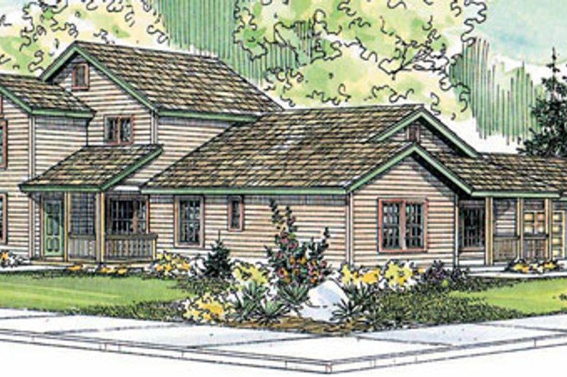Home Plan - Contemporary Exterior - Front Elevation Plan #124-804