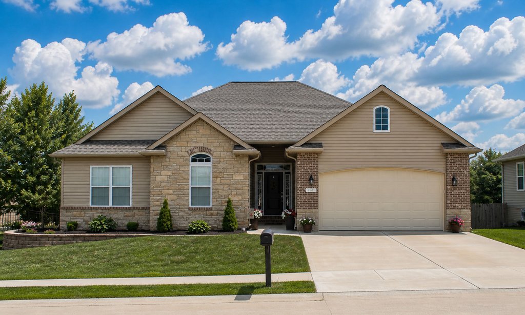Exterior - Front Elevation 5 for Traditional House Plan #20-2123 - 3 bed, 2.5 bath