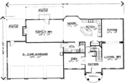 Southern Style House Plan - 5 Beds 2.5 Baths 2715 Sq/Ft Plan #308-180 