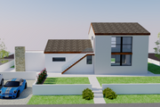 Contemporary Style House Plan - 5 Beds 5 Baths 1999 Sq/Ft Plan #542-20 