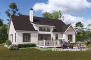 Cottage Style House Plan - 3 Beds 2 Baths 1398 Sq/Ft Plan #929-1201 Exterior 