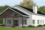 Craftsman Style House Plan - 4 Beds 3 Baths 2896 Sq/Ft Plan #932-546 