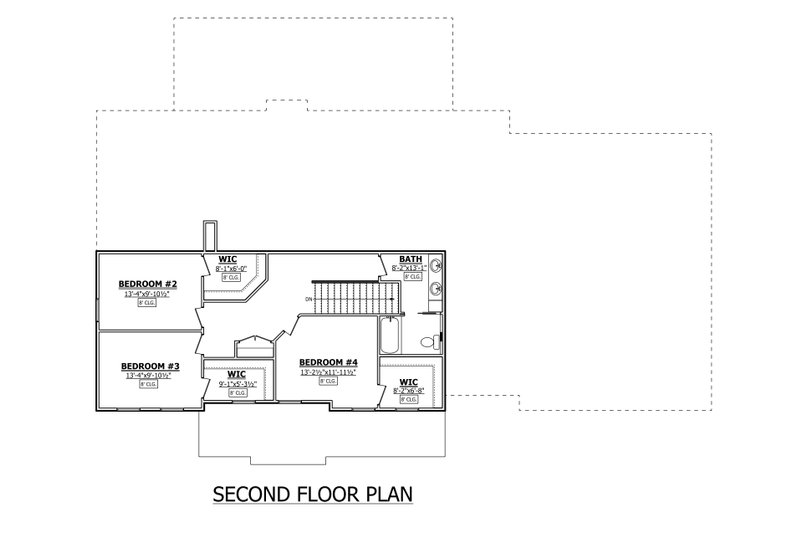 House Plan Design - Floor Plan - Other Floor for Country House Plan #1089-17 - 4 bed, 2.5 bath