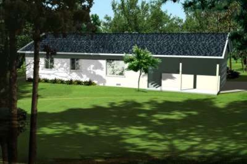 Dream House Plan - Ranch Exterior - Front Elevation Plan #1-146