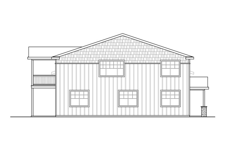 Dream House Plan - Exterior - Other Elevation for Country House Plan #124-1178 - 1 bed, 1 bath