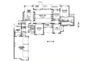 European Style House Plan - 3 Beds 3.5 Baths 3505 Sq/Ft Plan #48-120 
