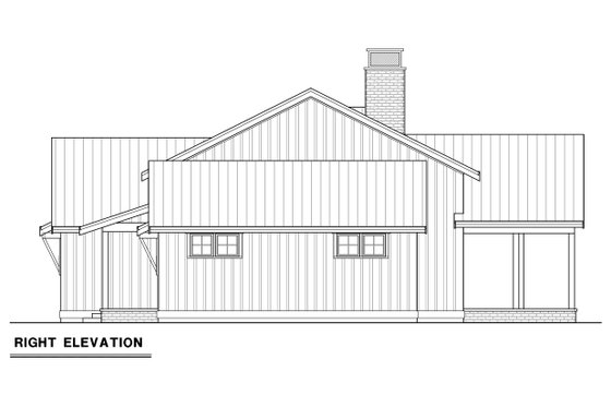 Exterior - Other Elevation 1 for Farmhouse House Plan #1070-232 - 3 bed, 2.5 bath