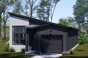 Exterior - Other Elevation for Modern House Plan #513-2407 - 3 bed, 2 bath