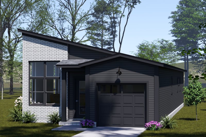 House Plan Design - Exterior - Other Elevation for Modern House Plan #513-2407 - 3 bed, 2 bath