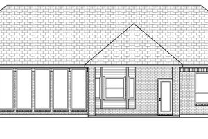 Exterior - Rear Elevation for Traditional House Plan #84-624 - 3 bed, 2 bath