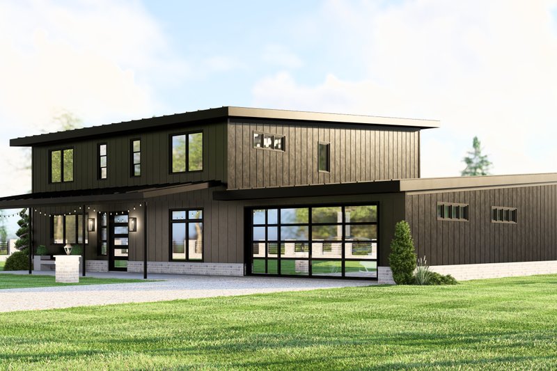 Dream House Plan - Exterior - Other Elevation for Barndominium House Plan #1064-372 - 3 bed, 3 bath