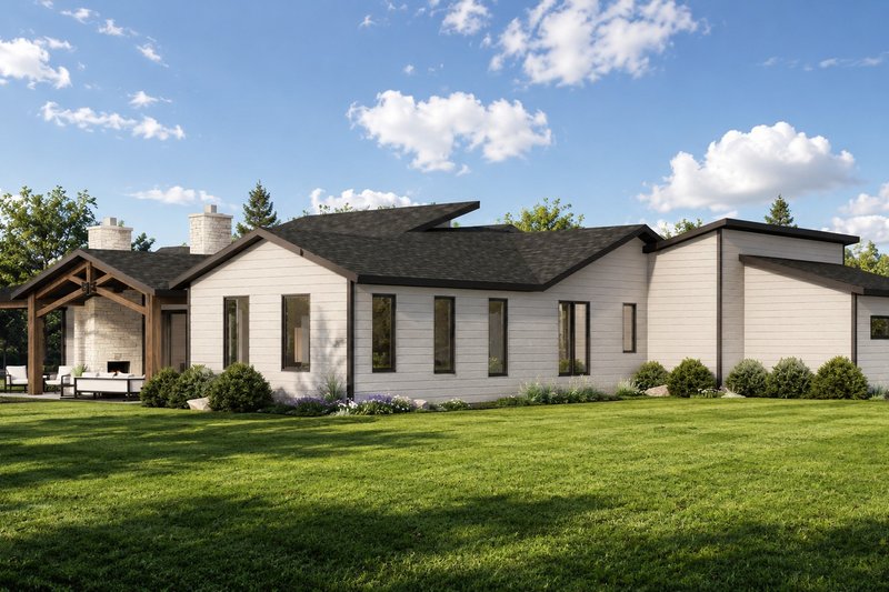 Architectural House Design - Exterior - Other Elevation 2 for Contemporary House Plan #1064-491 - 2 bed, 2 bath