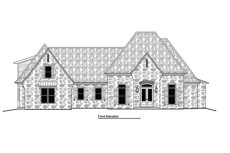 Dream House Plan - Exterior - Other Elevation for European House Plan #1081-4 - 4 bed, 3.5 bath
