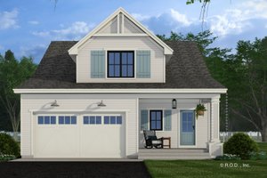 Farmhouse Exterior - Front Elevation Plan #51-1285