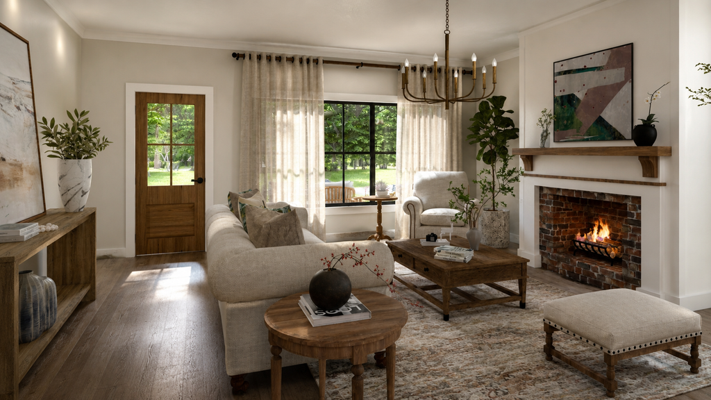 Interior - Family Room for Barndominium House Plan #1117-6 - 5 bed, 2.5 bath