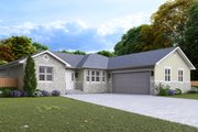 Ranch Style House Plan - 3 Beds 2 Baths 2171 Sq/Ft Plan #1060-280 