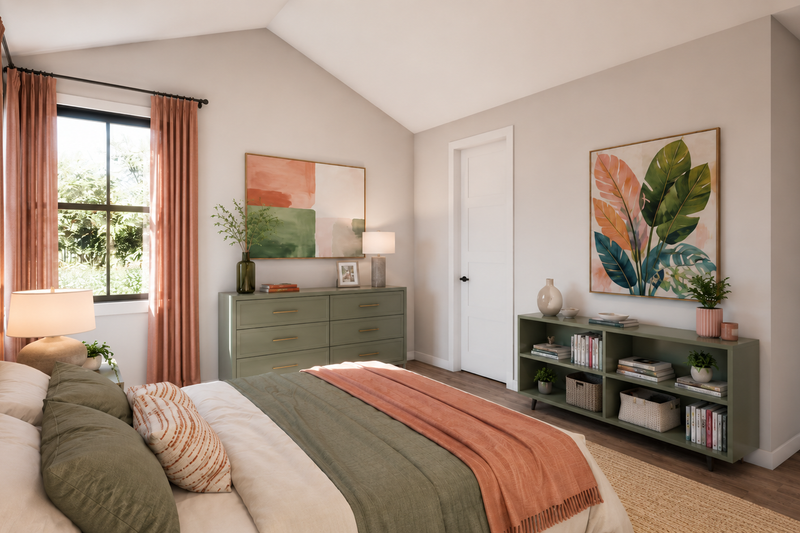 Home Plan - Interior - Master Bedroom 1 for Farmhouse House Plan #48-1229 - 3 bed, 2 bath