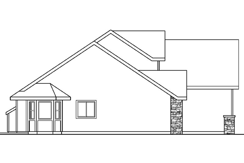 Home Plan - Exterior - Other Elevation for Traditional House Plan #124-602 - 3 bed, 2.5 bath