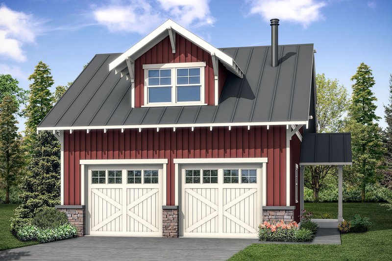 Dream House Plan - Country Exterior - Front Elevation Plan #124-1098