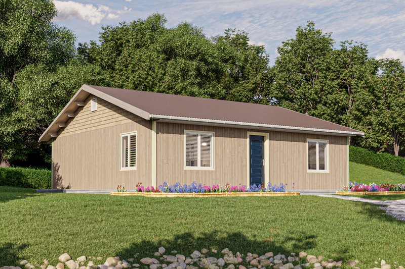 House Design - Exterior - Other Elevation 1 for Traditional House Plan #1106-14 - 1 bed, 2.5 bath