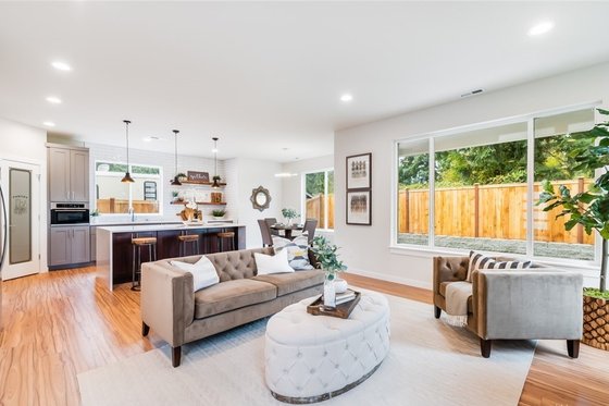 Interior - Family Room 1 for Contemporary House Plan #1066-88 - 4 bed, 2.5 bath