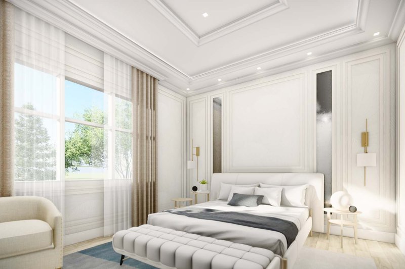 Home Plan - Interior - Master Bedroom for Ranch House Plan #54-428 - 3 bed, 2.5 bath