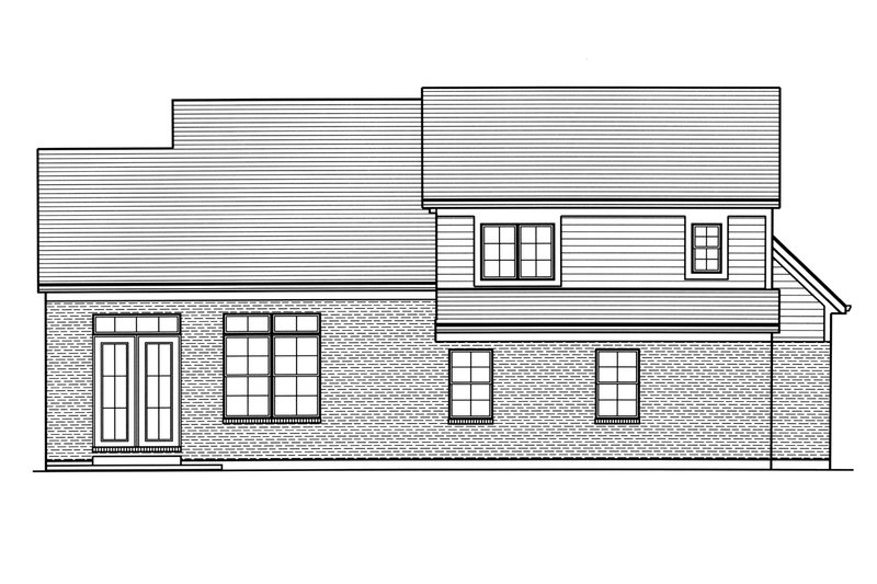 Home Plan - Exterior - Other Elevation for Traditional House Plan #46-913 - 3 bed, 2.5 bath