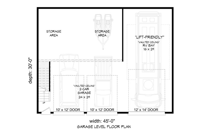 Dream House Plan - Floor Plan - Main Floor for Country House Plan #932-92, 1 bath
