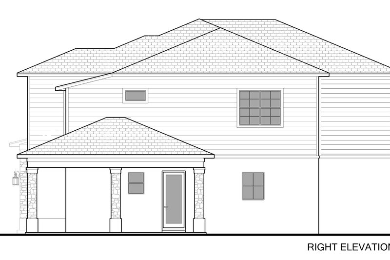 Home Plan - Exterior - Other Elevation 1 for Traditional House Plan #1058-236 - 4 bed, 4.5 bath